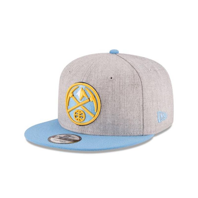 NBA Denver Nuggets 2tone 9Fifty Snapback (MKR3659) - Grey New Era Caps